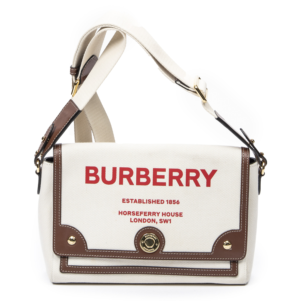 Burberry Note Logo Flap Crossbody